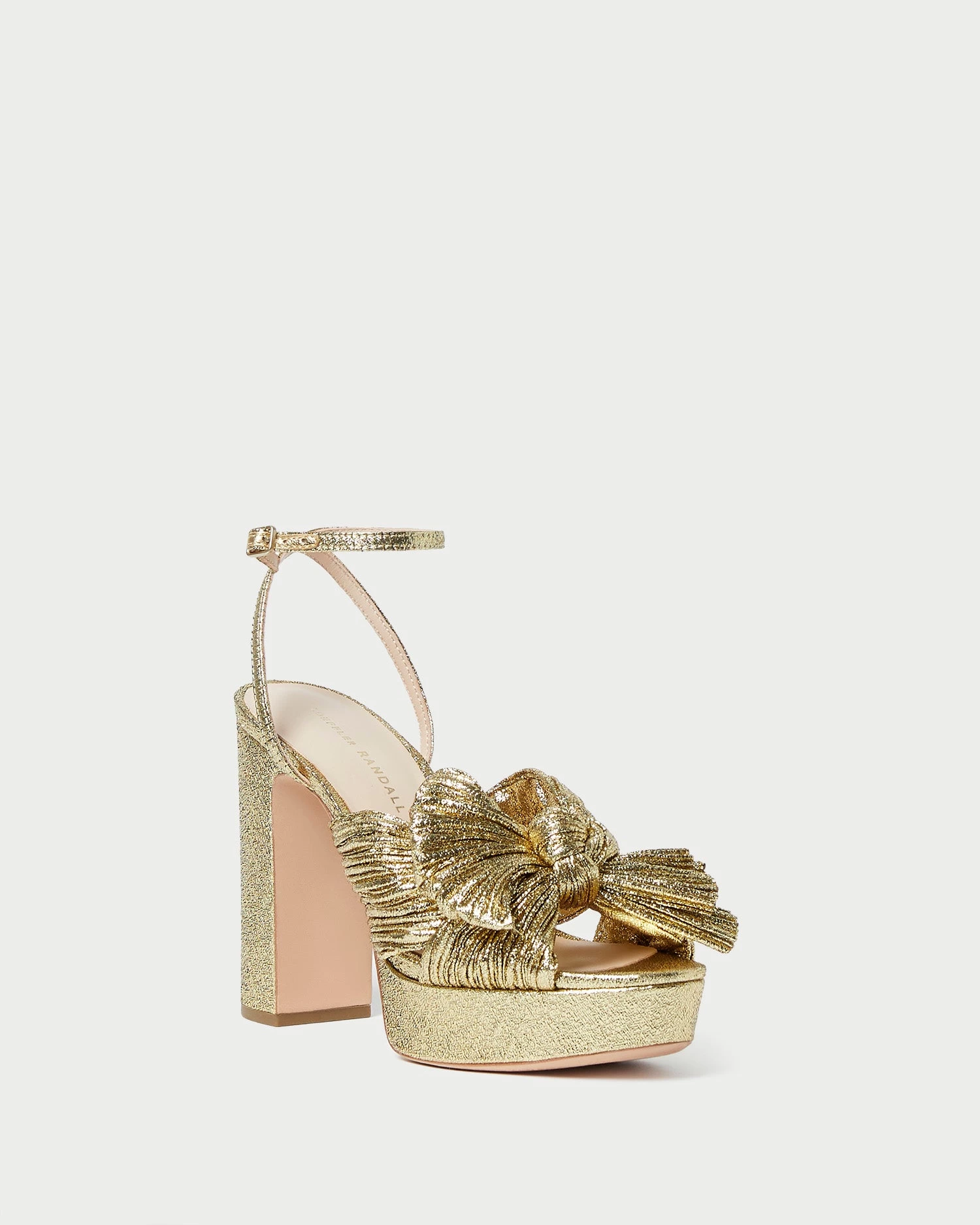 Loeffler Randall Natalia Oro Platform Bow Heel 1 Loeffler Randall Natalia Oro Platform Bow Heel