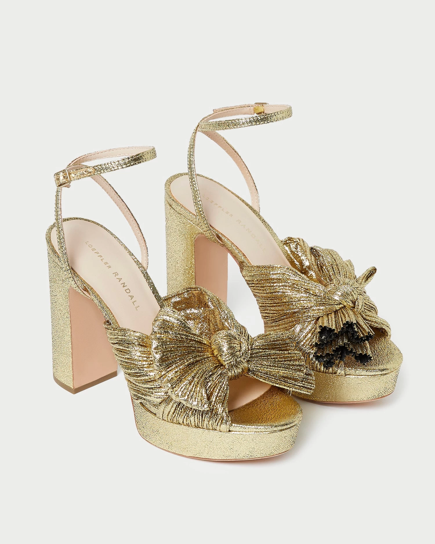Loeffler Randall Natalia Oro Platform Bow Heel 3 Loeffler Randall Natalia Oro Platform Bow Heel - Image 3