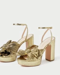 Loeffler Randall Natalia Oro Platform Bow Heel 8 Loeffler Randall Natalia Oro Platform Bow Heel -Outlet Velin Studio Store NATALIA PLA ORO 4 1
