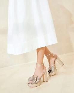 Loeffler Randall Natalia Champagne Platform Bow Heel -Outlet Velin Studio Store NATALIA PLSF CHAMP 076copy 37bb4299 a8f7 4a02 81c8 61826c8124aa 1