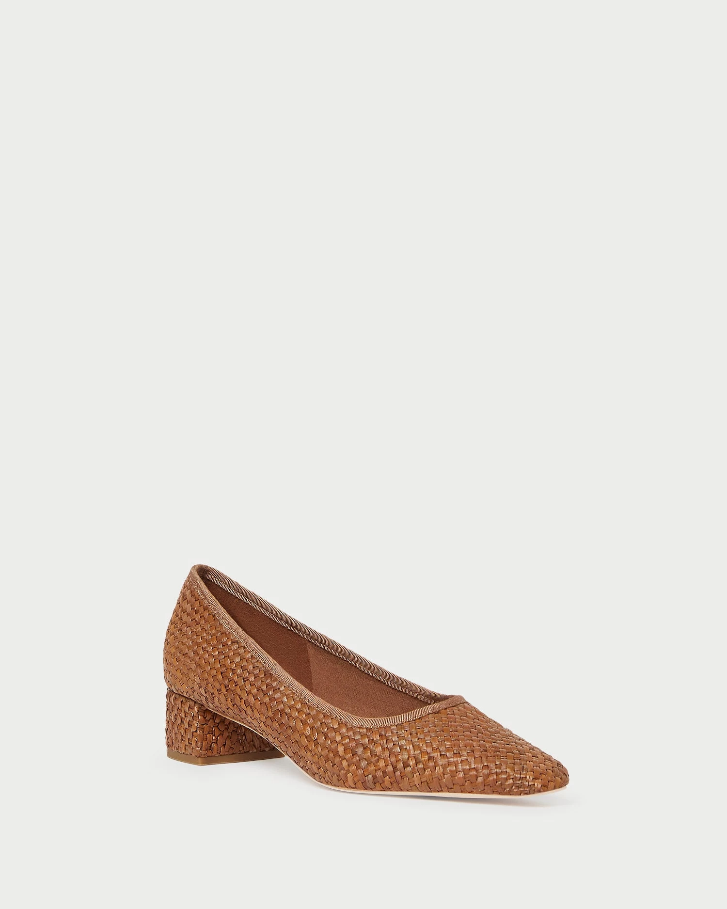 Loeffler Randall Nerine Brown Mid-Heel Pump 1 Loeffler Randall Nerine Brown Mid-Heel Pump