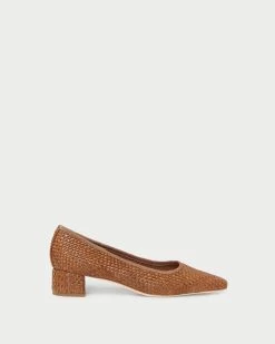 Loeffler Randall Nerine Brown Mid-Heel Pump 6 Loeffler Randall Nerine Brown Mid-Heel Pump -Outlet Velin Studio Store NERINE R BROWN 2