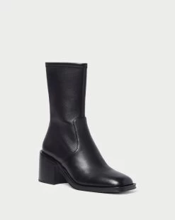 Loeffler Randall Nolan Black Stretch Bootie