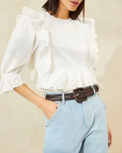 Loeffler Randall Oliver Chocolate Thin Belt -Outlet Velin Studio Store OLIVER WL CHOCO 025copy