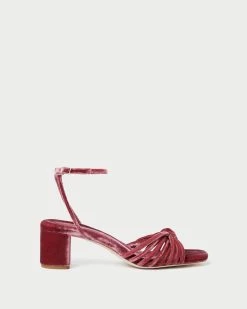 Loeffler Randall Olivia Tea Rose Knot Mid-Heel -Outlet Velin Studio Store OLIVIA VL TEARO 2