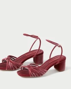 Loeffler Randall Olivia Tea Rose Knot Mid-Heel -Outlet Velin Studio Store OLIVIA VL TEARO 3 1