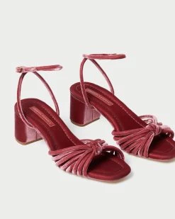 Loeffler Randall Olivia Tea Rose Knot Mid-Heel -Outlet Velin Studio Store OLIVIA VL TEARO 4