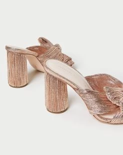 Loeffler Randall Penny Dune Pleated Bow Heel -Outlet Velin Studio Store PENNY PLA DUNE 4