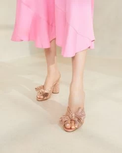 Loeffler Randall Penny Dune Pleated Bow Heel -Outlet Velin Studio Store PENNY PLA DUNE 5