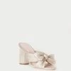 Loeffler Randall Penny Platinum Pleated Bow Heel