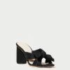 Loeffler Randall Penny Black Pleated Bow Heel