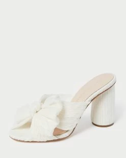 Loeffler Randall Penny Pearl Pleated Bow Heel -Outlet Velin Studio Store PENNY PLFV PEARL 4 1