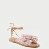 Loeffler Randall Peony Pink Gingham Bow Slide