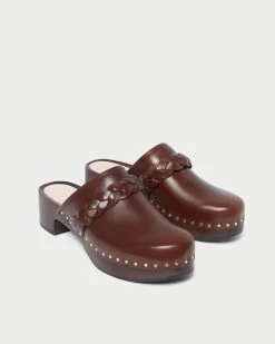 Loeffler Randall Polina Espresso/Espresso Braided Clog -Outlet Velin Studio Store POLINA VA ESPES 3