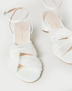 Loeffler Randall Raegan Pearl Pleated Twist Heel -Outlet Velin Studio Store RAEGAN PLFV PEARL 3 1