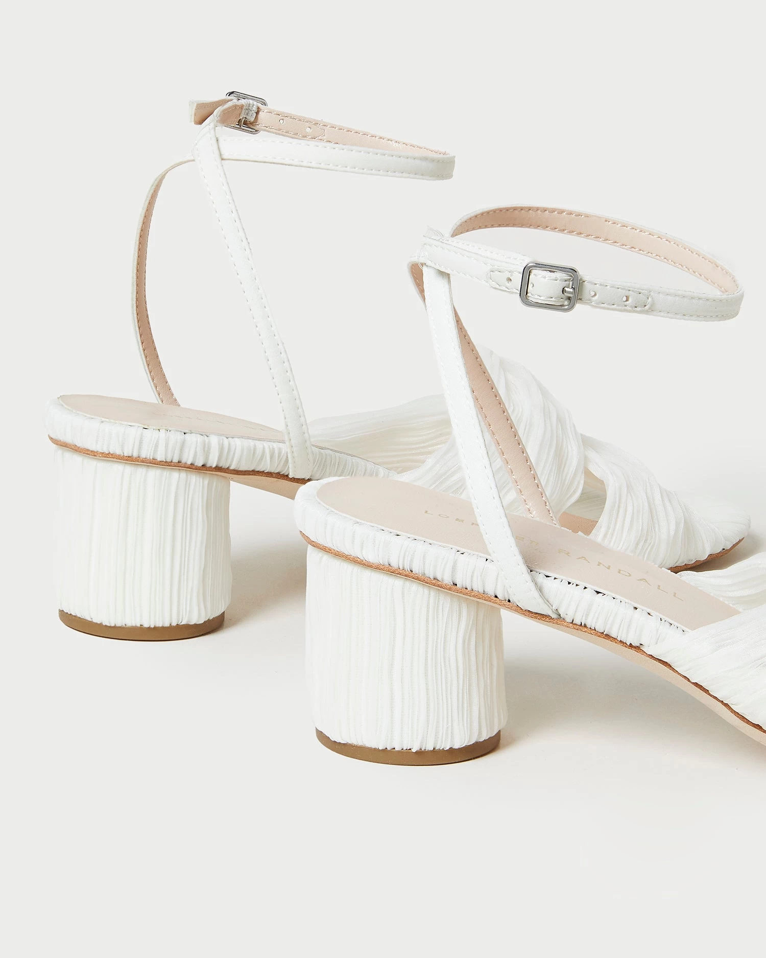 Loeffler Randall Raegan Pearl Pleated Twist Heel 4 Loeffler Randall Raegan Pearl Pleated Twist Heel - Image 4