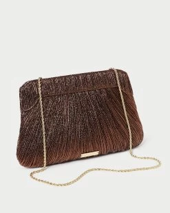 Loeffler Randall Rayne Mocha Bow Clutch -Outlet Velin Studio Store RAYNE PLA MOCHA 3