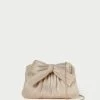 Loeffler Randall Rayne Platinum Bow Clutch