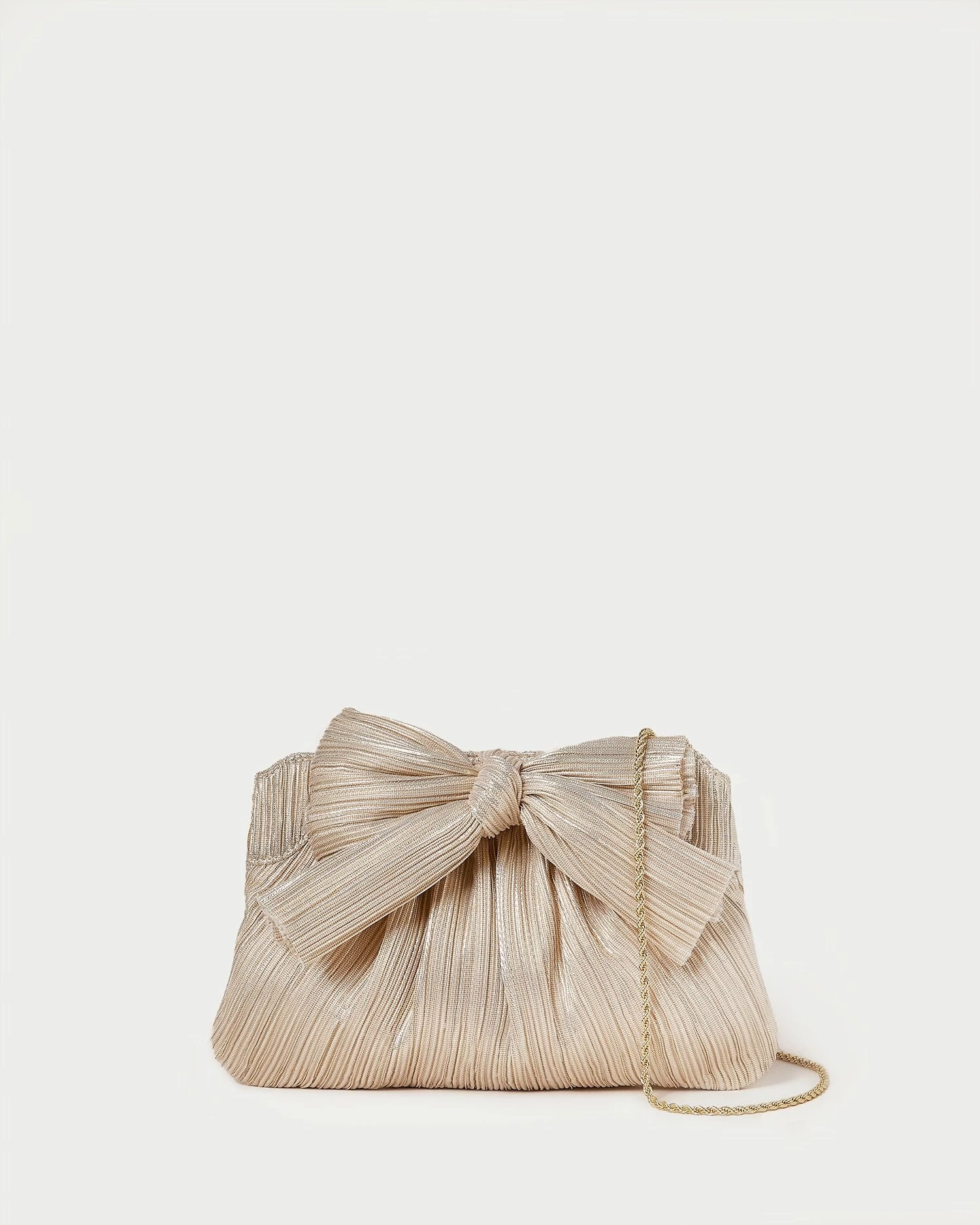 Loeffler Randall Rayne Platinum Bow Clutch 1 Loeffler Randall Rayne Platinum Bow Clutch