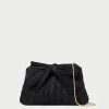 Loeffler Randall Rayne Black Bow Clutch