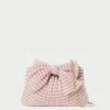 Loeffler Randall Rayne Pink Gingham Bow Clutch