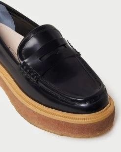 Loeffler Randall Rikki Black Platform Loafer -Outlet Velin Studio Store RIKKI SPAZ BLACK 3