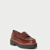Loeffler Randall Rikki Brown Platform Loafer