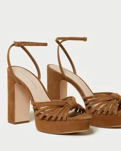 Loeffler Randall Rivka Cacao Knot Platform Sandal -Outlet Velin Studio Store RIVKA KS CACAO 4copy 1