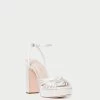 Loeffler Randall Rivka Cream Knot Platform Sandal