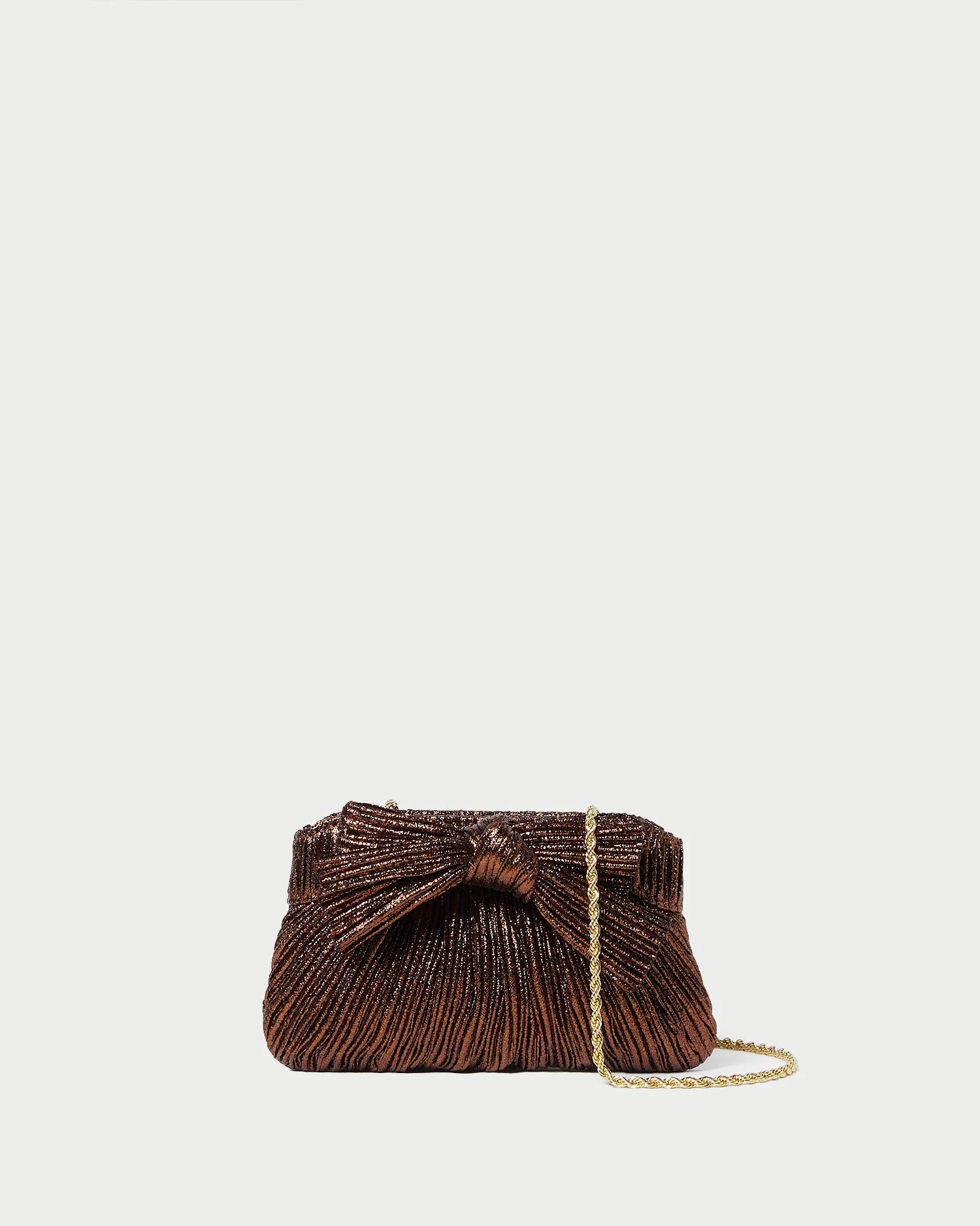 Loeffler Randall Rochelle Mocha Mini Bow Clutch 1 Loeffler Randall Rochelle Mocha Mini Bow Clutch