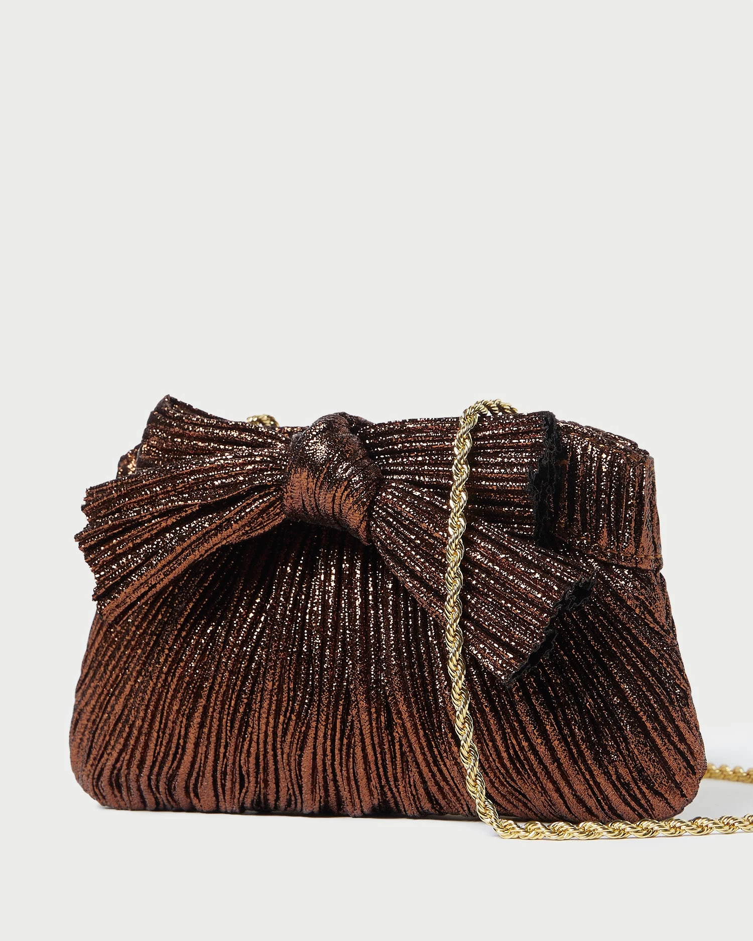 Loeffler Randall Rochelle Mocha Mini Bow Clutch 2 Loeffler Randall Rochelle Mocha Mini Bow Clutch - Image 2