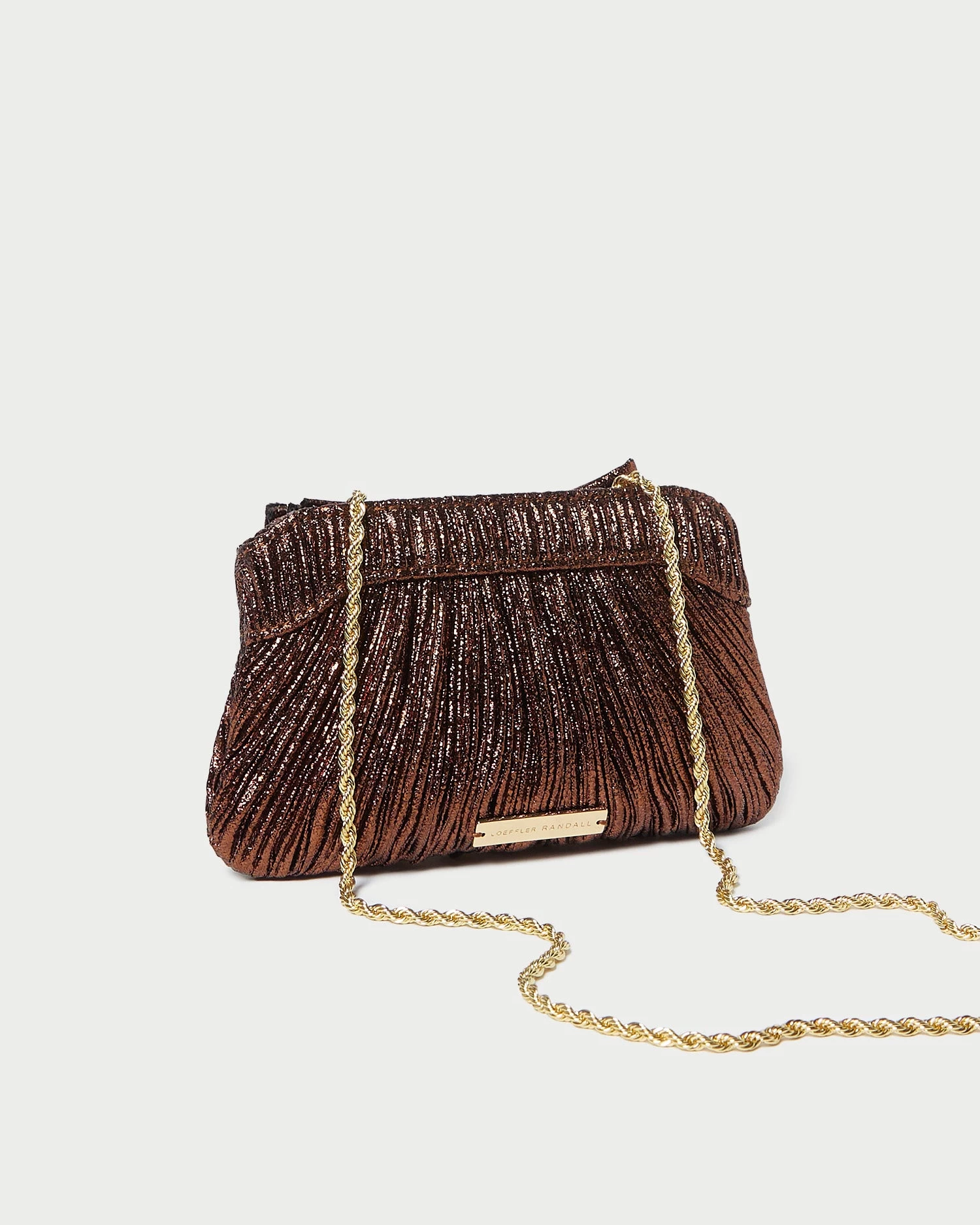 Loeffler Randall Rochelle Mocha Mini Bow Clutch 3 Loeffler Randall Rochelle Mocha Mini Bow Clutch - Image 3