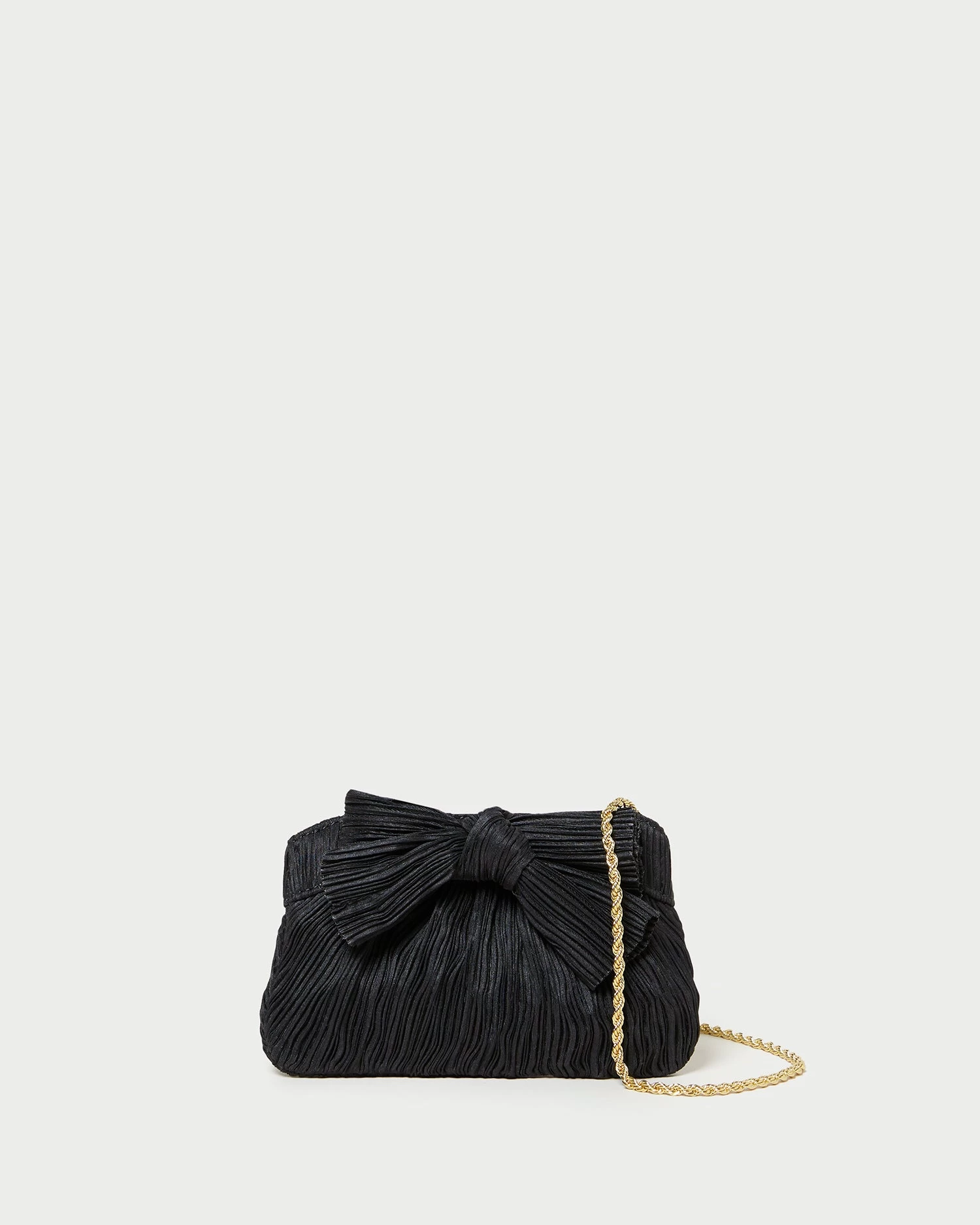 Loeffler Randall Rochelle Black Mini Bow Clutch 1 Loeffler Randall Rochelle Black Mini Bow Clutch