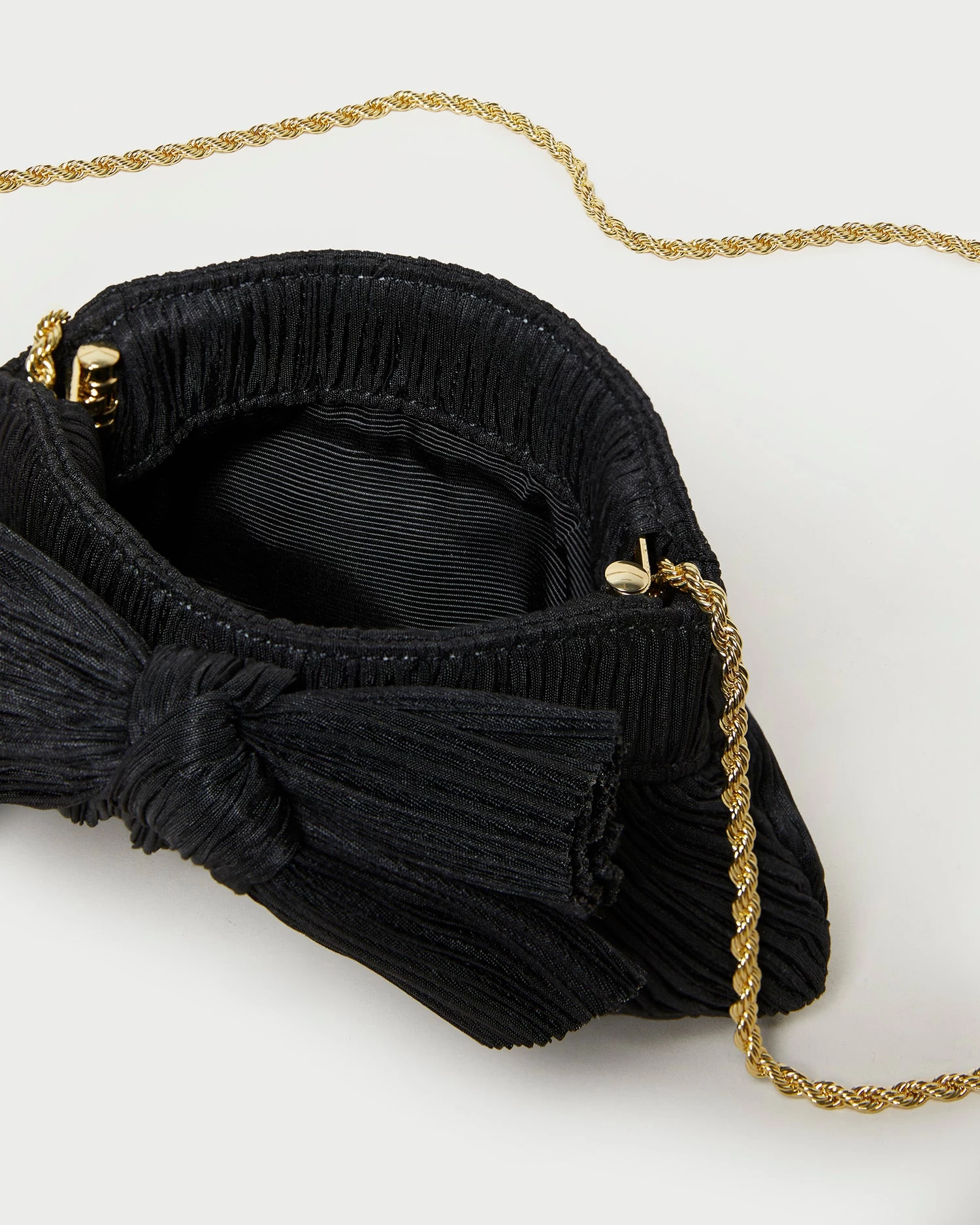 Loeffler Randall Rochelle Black Mini Bow Clutch 3 Loeffler Randall Rochelle Black Mini Bow Clutch - Image 3