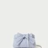 Loeffler Randall Rochelle Blue Mini Bow Clutch