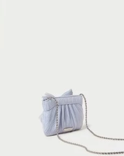 Loeffler Randall Rochelle Blue Mini Bow Clutch 8 Loeffler Randall Rochelle Blue Mini Bow Clutch -Outlet Velin Studio Store ROCHELLE PLFA BLUE 4