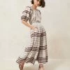 Loeffler Randall Romily Chocolate Plaid Tiered Skirt