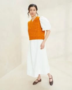 Loeffler Randall Rosie Sunset Chunky Sweater Vest