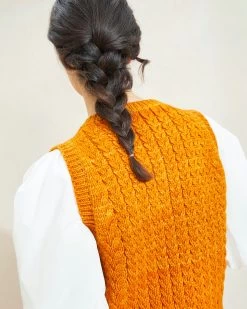 Loeffler Randall Rosie Sunset Chunky Sweater Vest -Outlet Velin Studio Store ROSIE SUNST 054copy