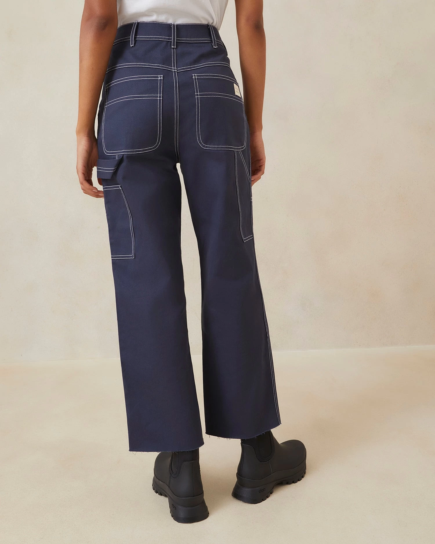 Loeffler Randall Roy Navy Carpenter Pant 2 Loeffler Randall Roy Navy Carpenter Pant - Image 2
