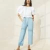 Loeffler Randall Roy Light Denim Carpenter Pant