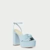 Loeffler Randall Roz Light Denim Knot Platform