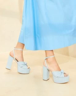 Loeffler Randall Roz Light Denim Knot Platform -Outlet Velin Studio Store ROZ LTDEN 017copy 1