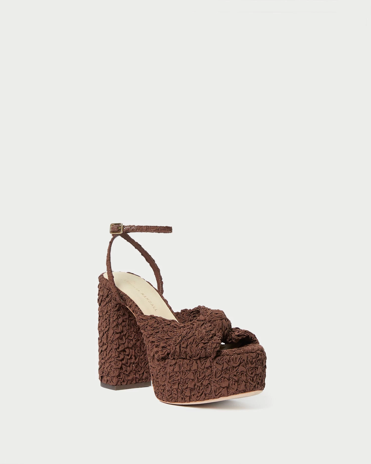 Loeffler Randall Roz Cacao Knot Platform 1 Loeffler Randall Roz Cacao Knot Platform