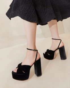 Loeffler Randall Roz Black Knot Platform Sandal 9 Loeffler Randall Roz Black Knot Platform Sandal -Outlet Velin Studio Store ROZ VL BLACK 059copy 1