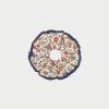 Loeffler Randall Sally Geo Floral Crocheted-Edge Scrunchie