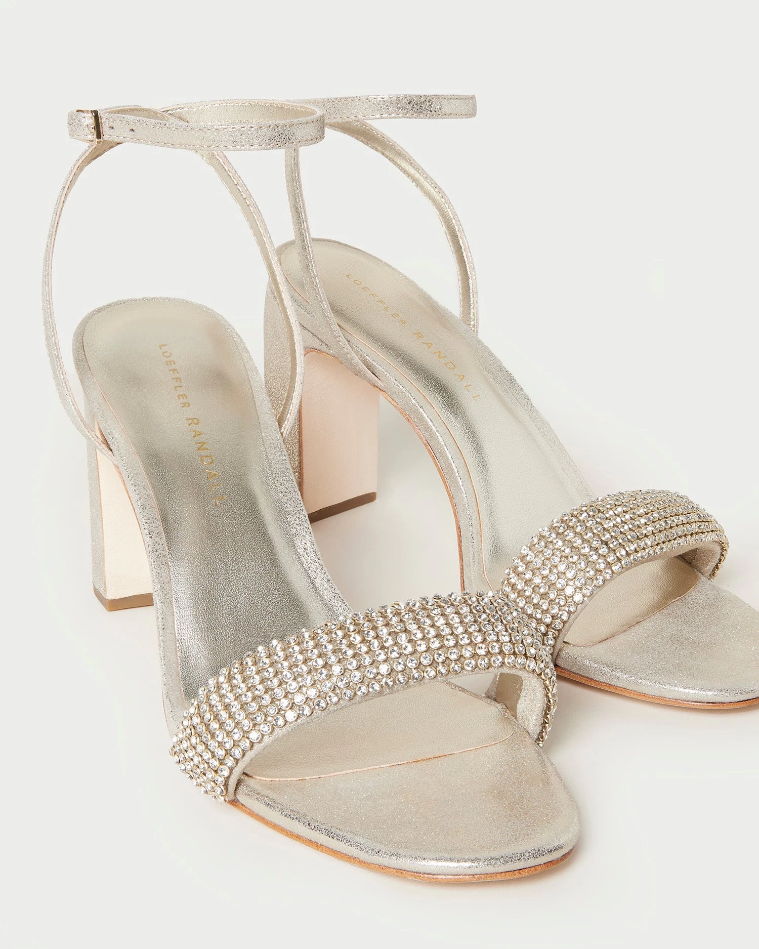 Loeffler Randall Shay Cappuccino Rhinestone Heel 3 Loeffler Randall Shay Cappuccino Rhinestone Heel - Image 3