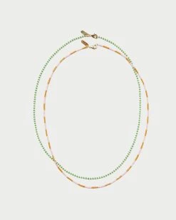 Loeffler Randall Soo Multi Beaded Necklace Set