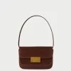 Loeffler Randall Stefania Espresso Baguette Shoulder Bag
