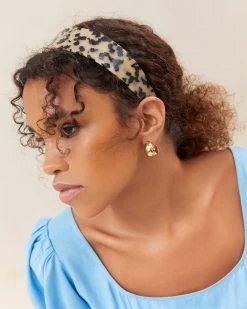 Loeffler Randall Stella Light Tortoiseshell Resin Headband -Outlet Velin Studio Store STELLA RES LTORT 017copy